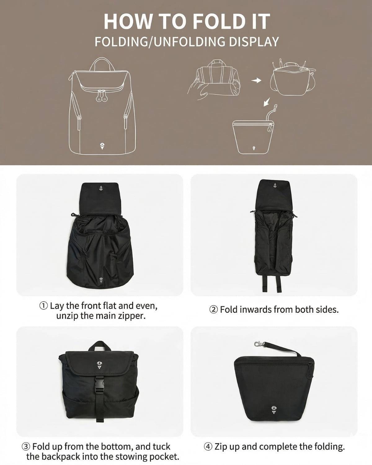 The Cancun Packable Backpack: Travel Big, Pack Small.