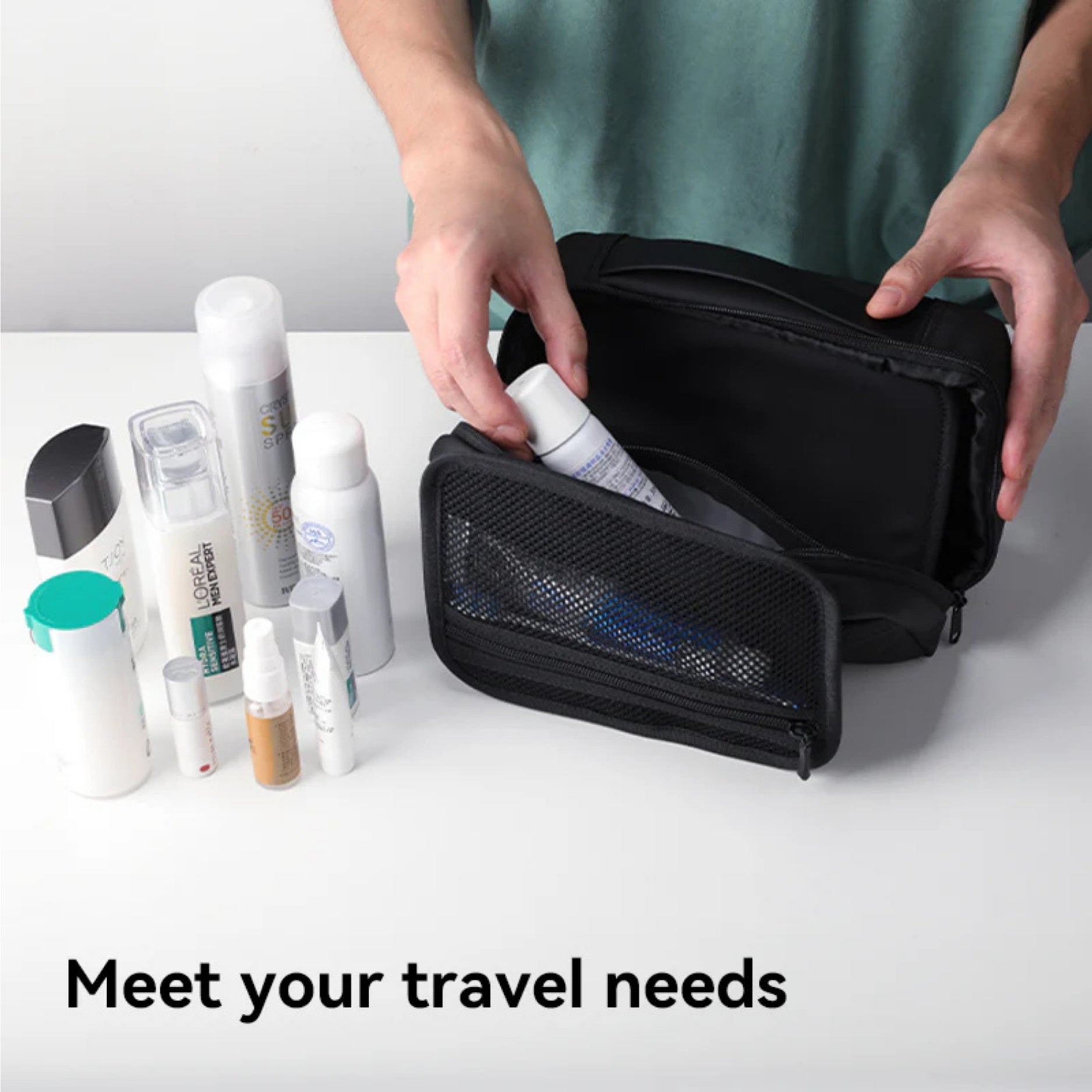 The Omni-Organized Wet/Dry Travel Kit
