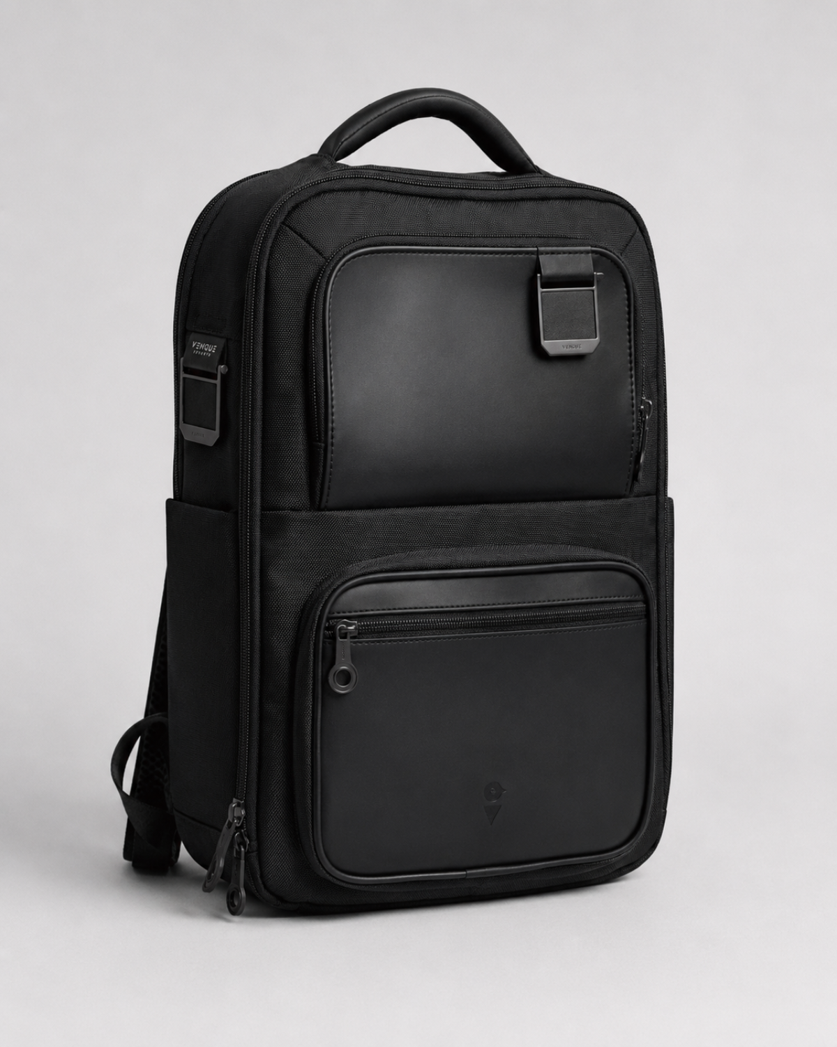 Envoy Business Pack three-quarter view showing front and side logo plates